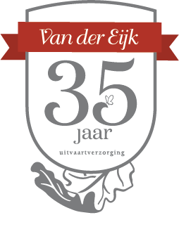 jubileumlogo Van derEijk Uitvaartverzorging